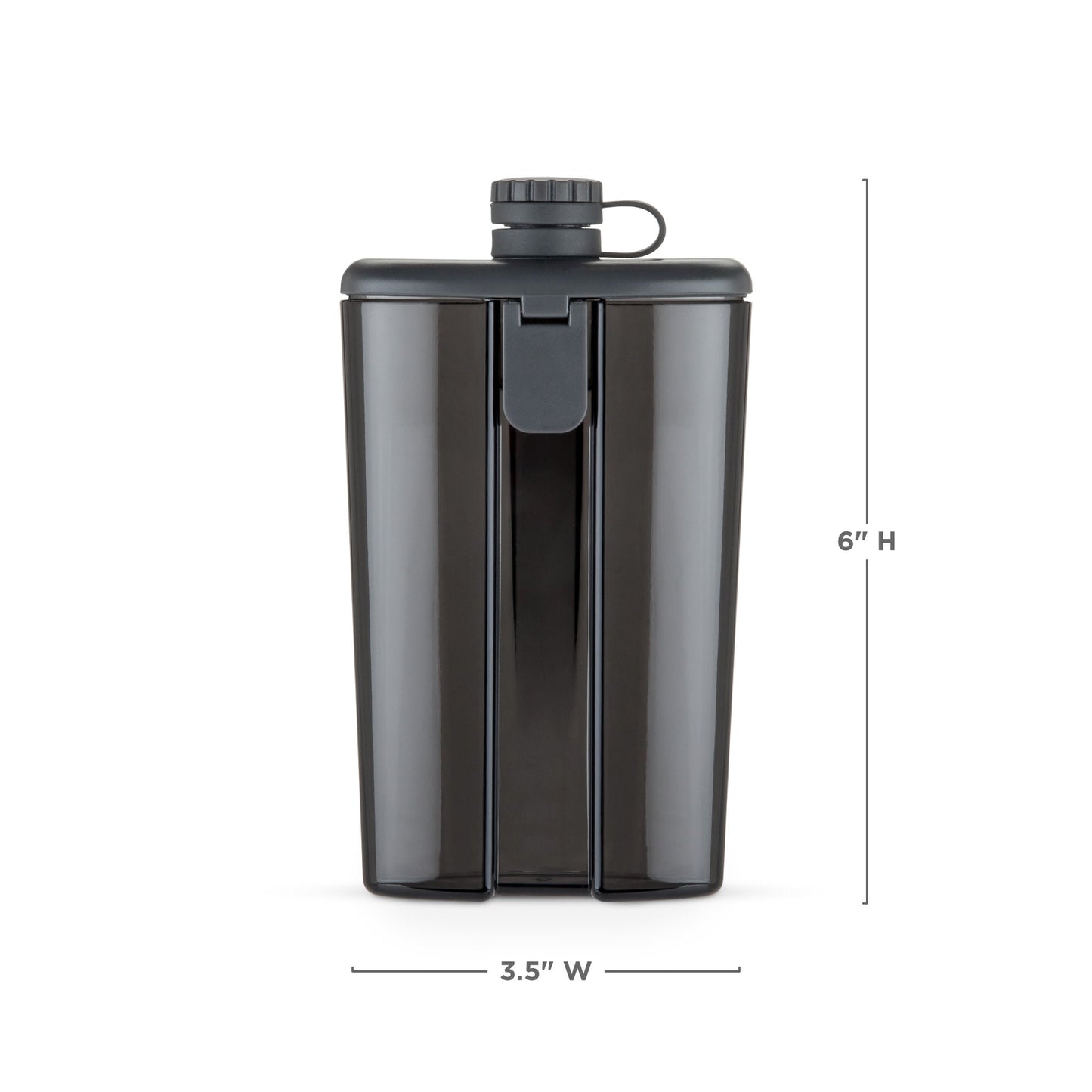 Easy-Fill Flask in Smoke Gray