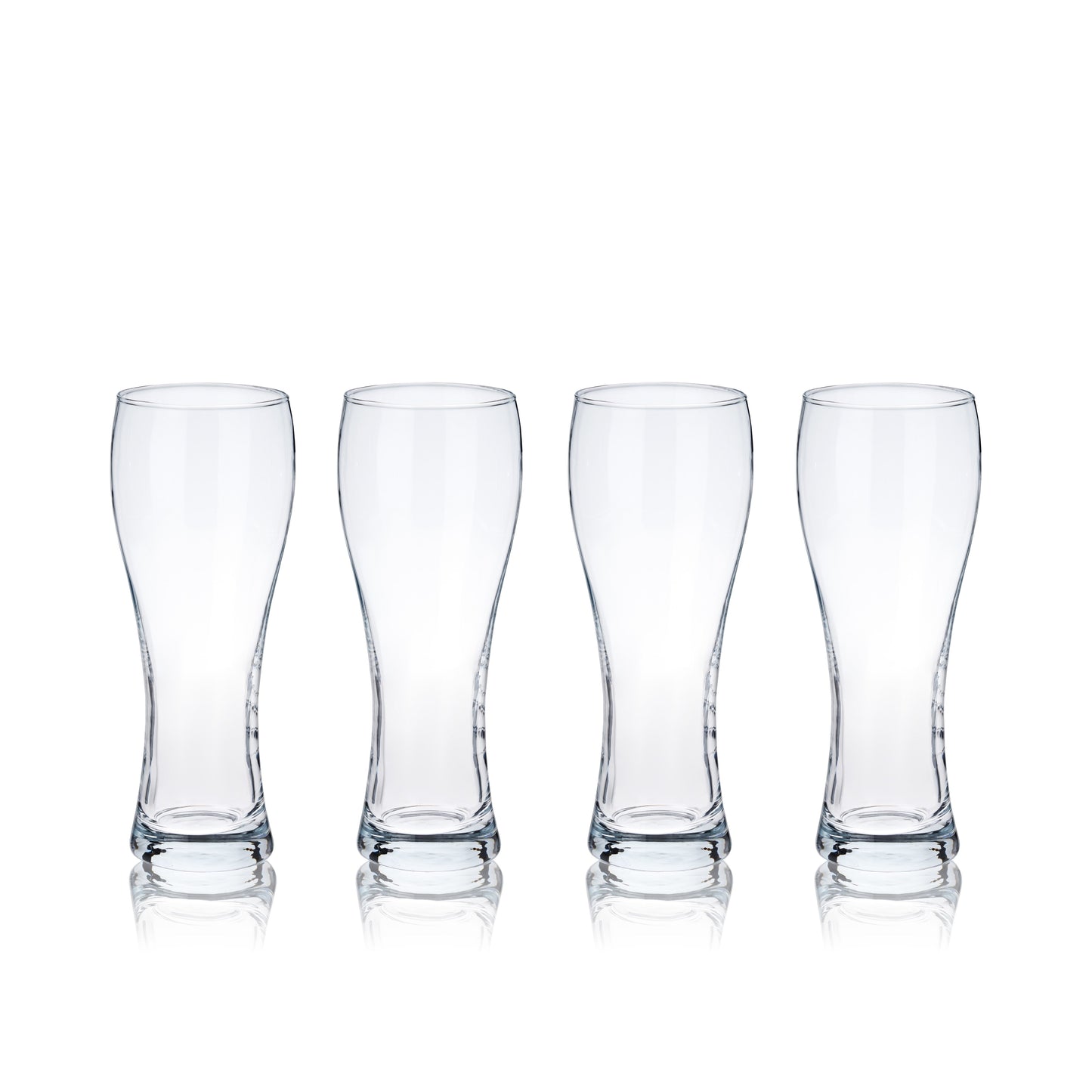 Wheat Beer Glasses, Set of 4