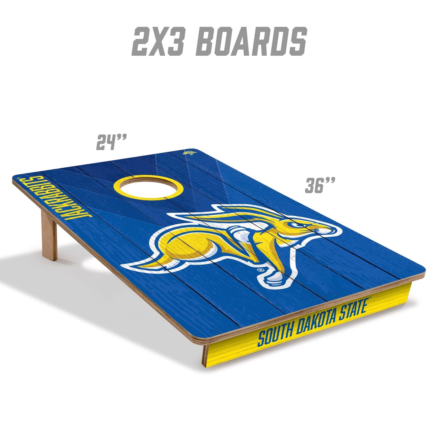 South Dakota State Jackrabbits 2x3 Tailgate Cornhole Boards