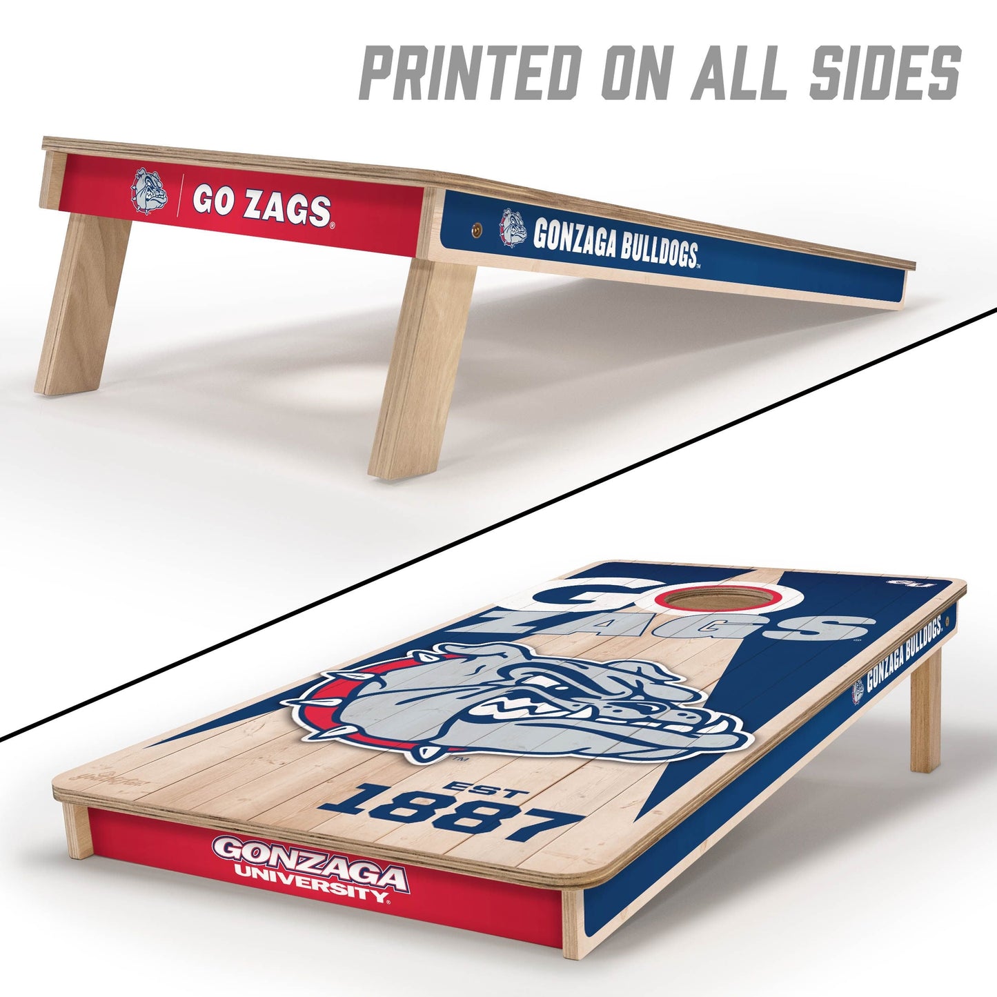 Gonzaga Bulldogs 2x4 Pro Cornhole Boards