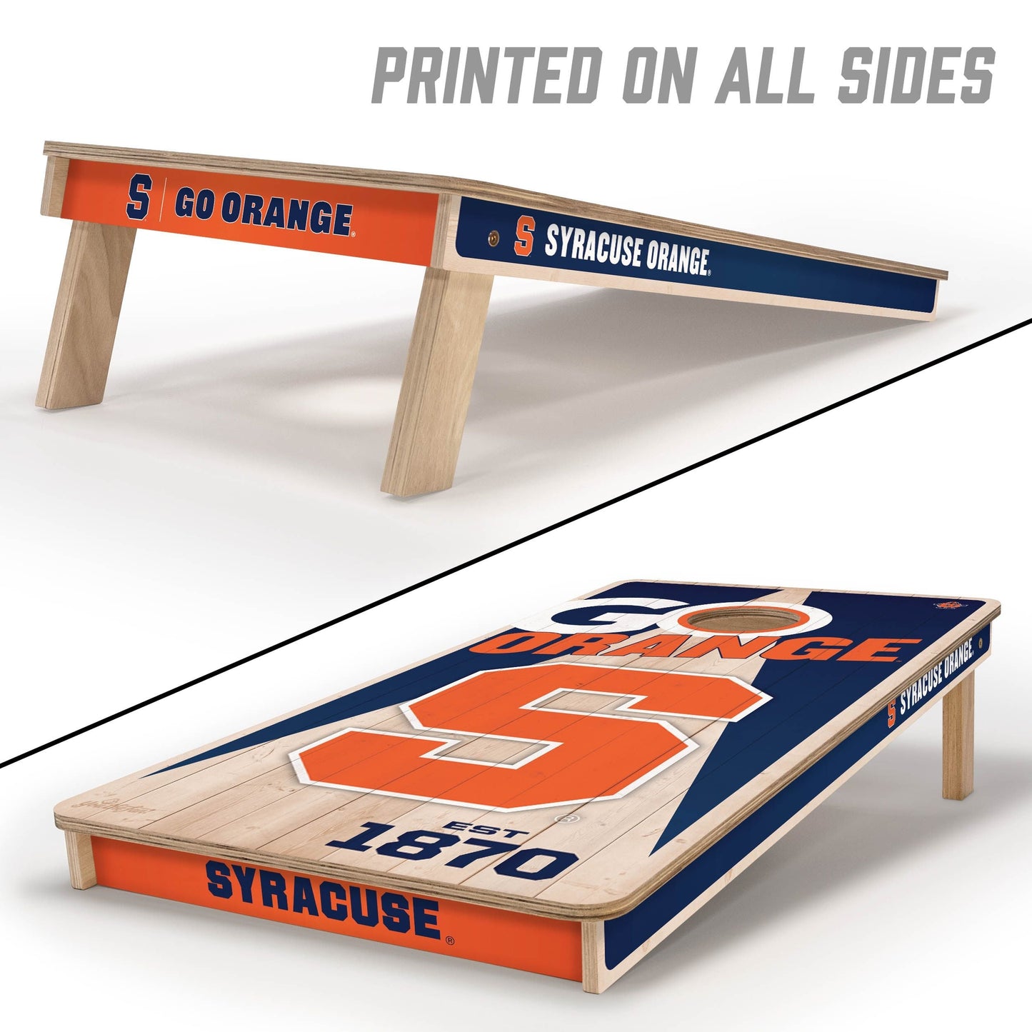 Syracuse Orange 2x4 Pro Cornhole Boards