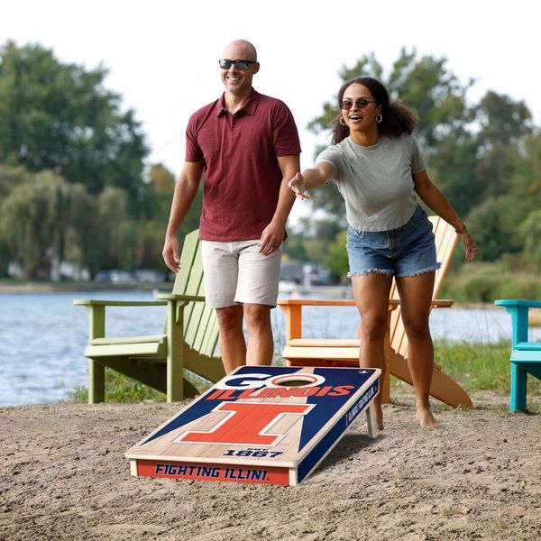 Illinois Fighting Illini 2x4 Pro Cornhole Boards