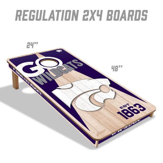 Kansas State Wildcats 2x4 Pro Cornhole Boards