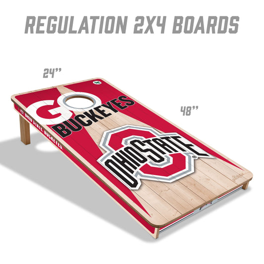 Ohio State Buckeyes 2x4 Pro Cornhole Boards