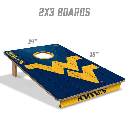 West Virginia Mountaineers 2x3 Tailgate Cornhole Boards
