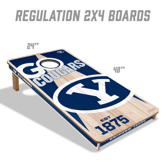 BYU Cougars 2x4 Pro Cornhole Boards