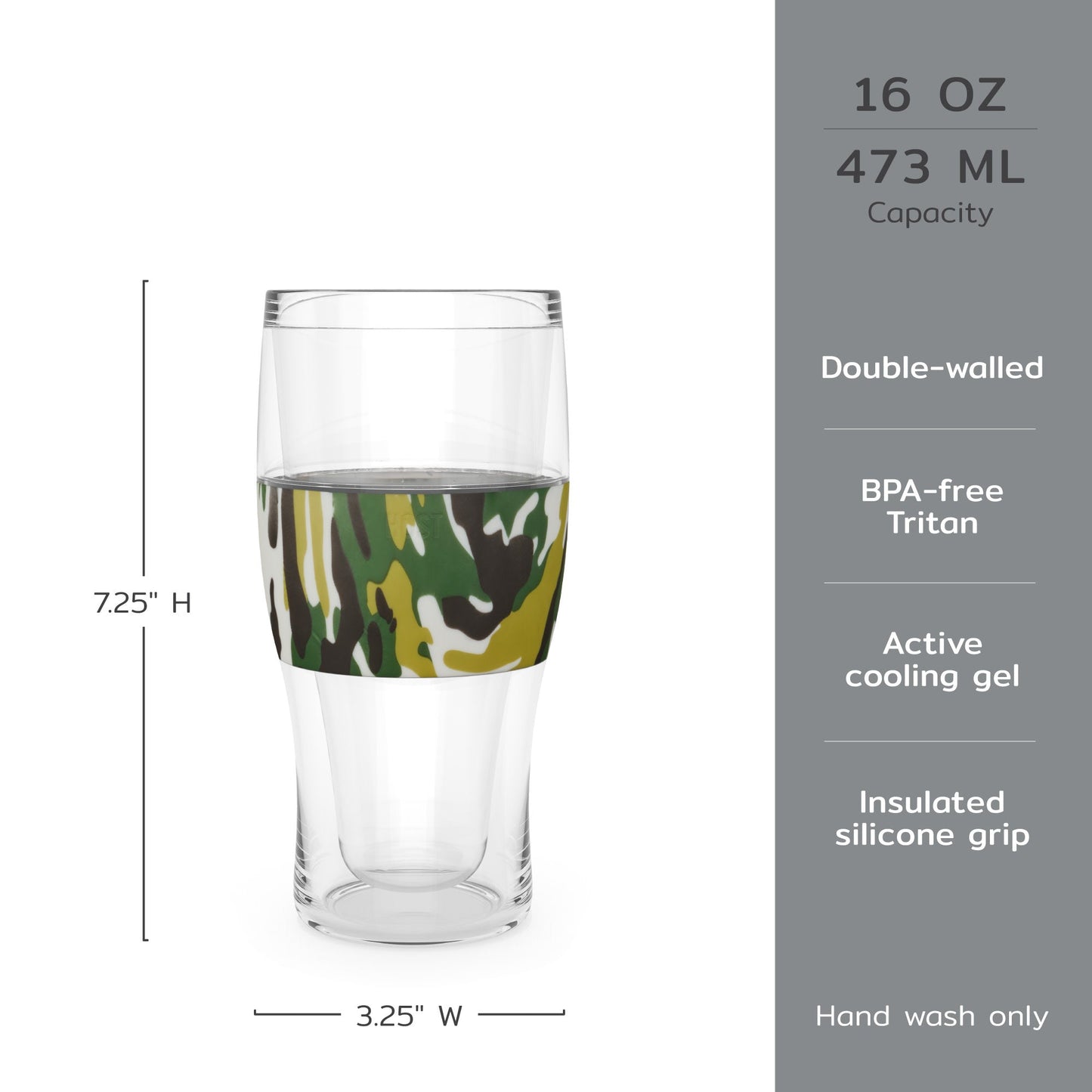 Beer FREEZE™ in Green Camo, Set of 1