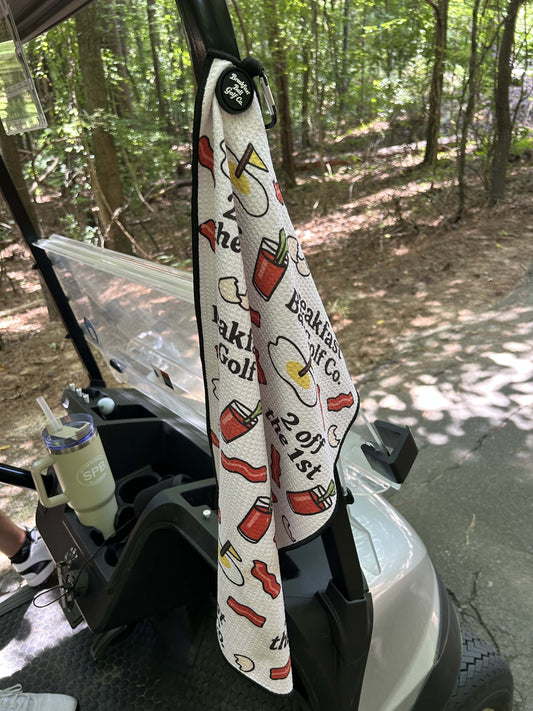 Breakfast Ball Golf Towel