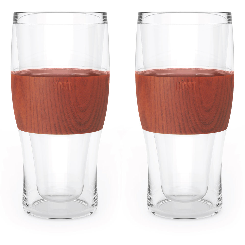 Beer FREEZE™ in Wood, Set of 2