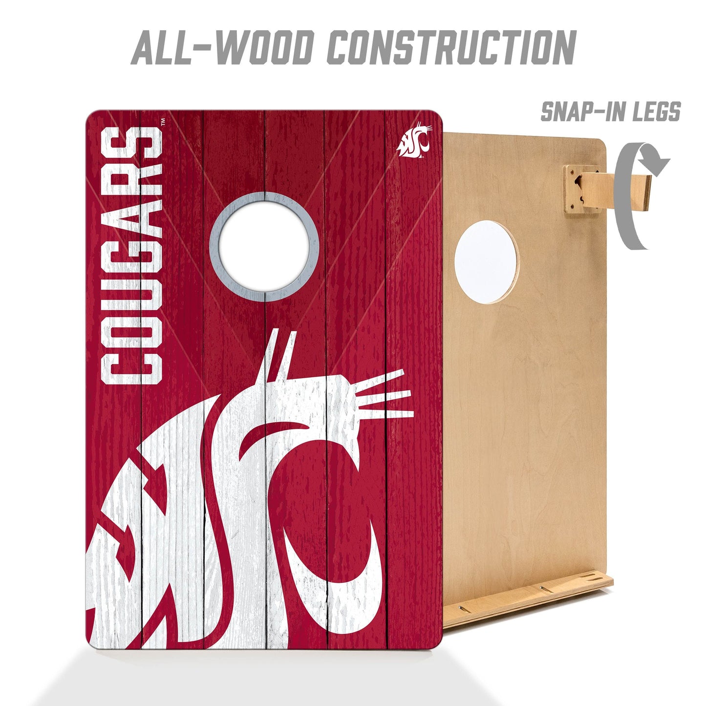 Washington State Cougars 2x3 Tailgate Cornhole Boards