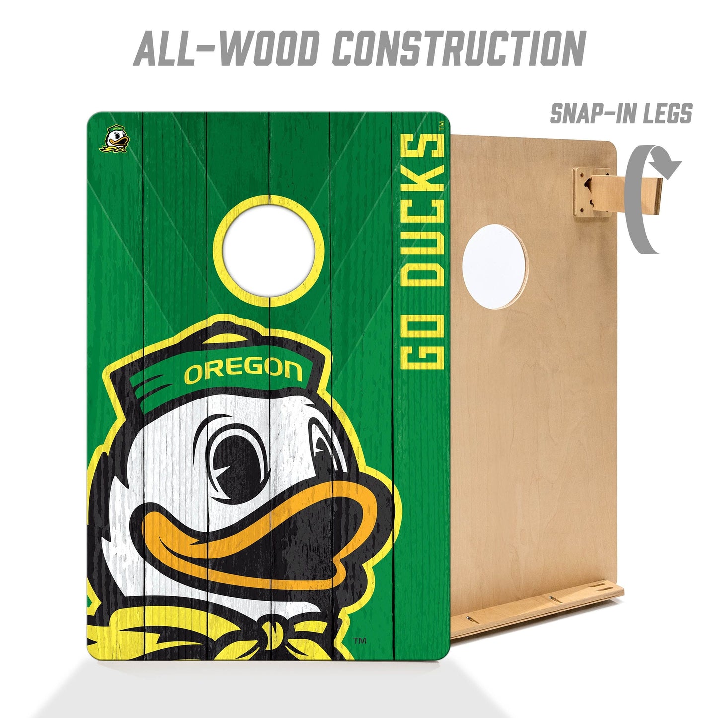 Oregon Ducks 2x3 Tailgate Cornhole Boards