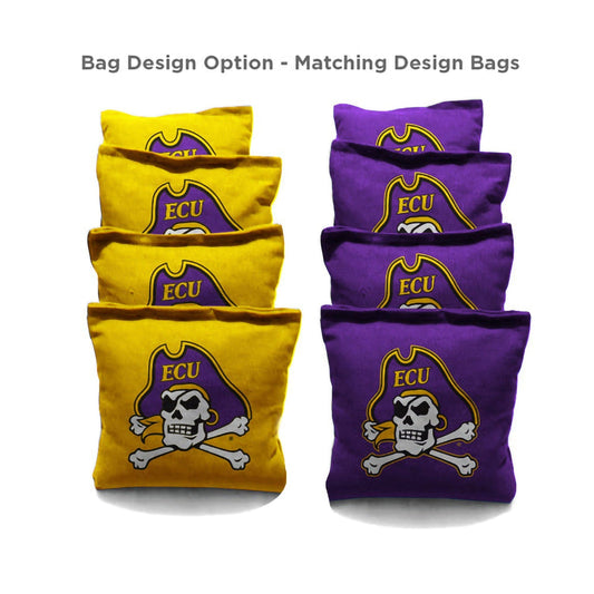 ECU Pirates Alternating Diamond All-Weather Cornhole Set