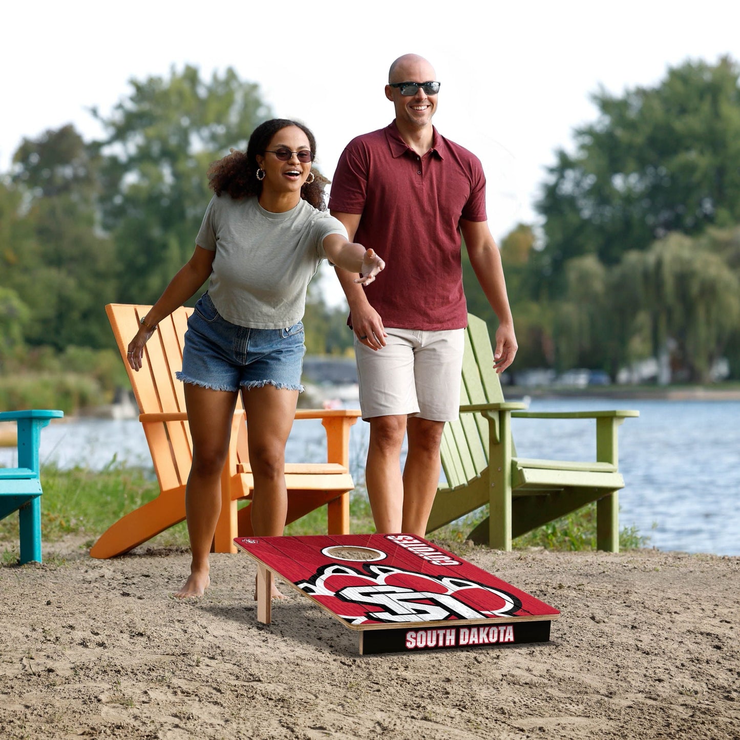 South Dakota Coyotes 2x3 Tailgate Cornhole Boards