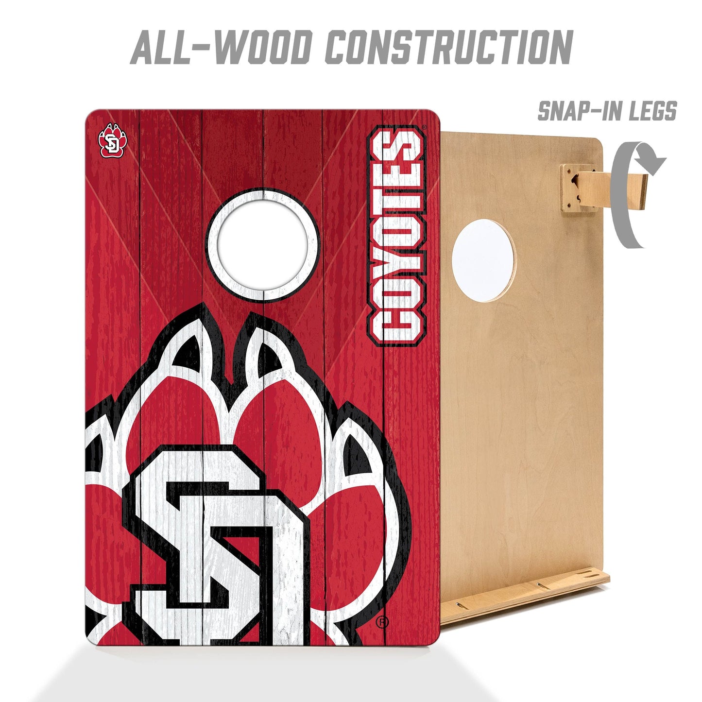 South Dakota Coyotes 2x3 Tailgate Cornhole Boards