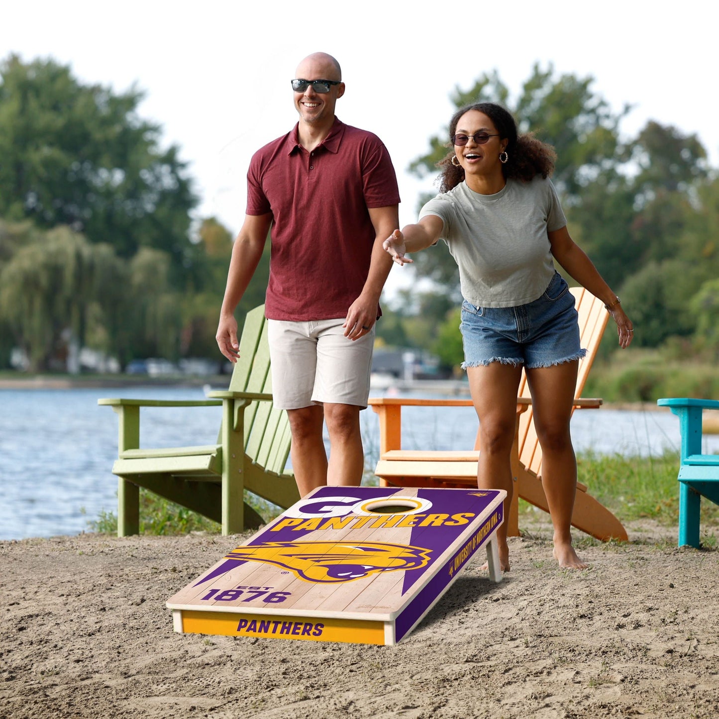 Northern Iowa Panthers 2x4 Pro Cornhole Boards
