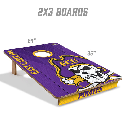 East Carolina Pirates 2x3 Tailgate Cornhole Boards