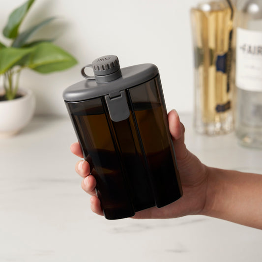 Easy-Fill Flask in Smoke Gray