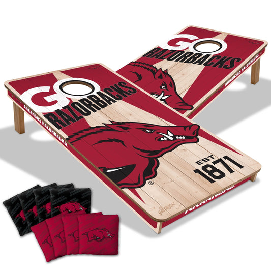 Arkansas Razorbacks 2x4 Pro Cornhole Boards