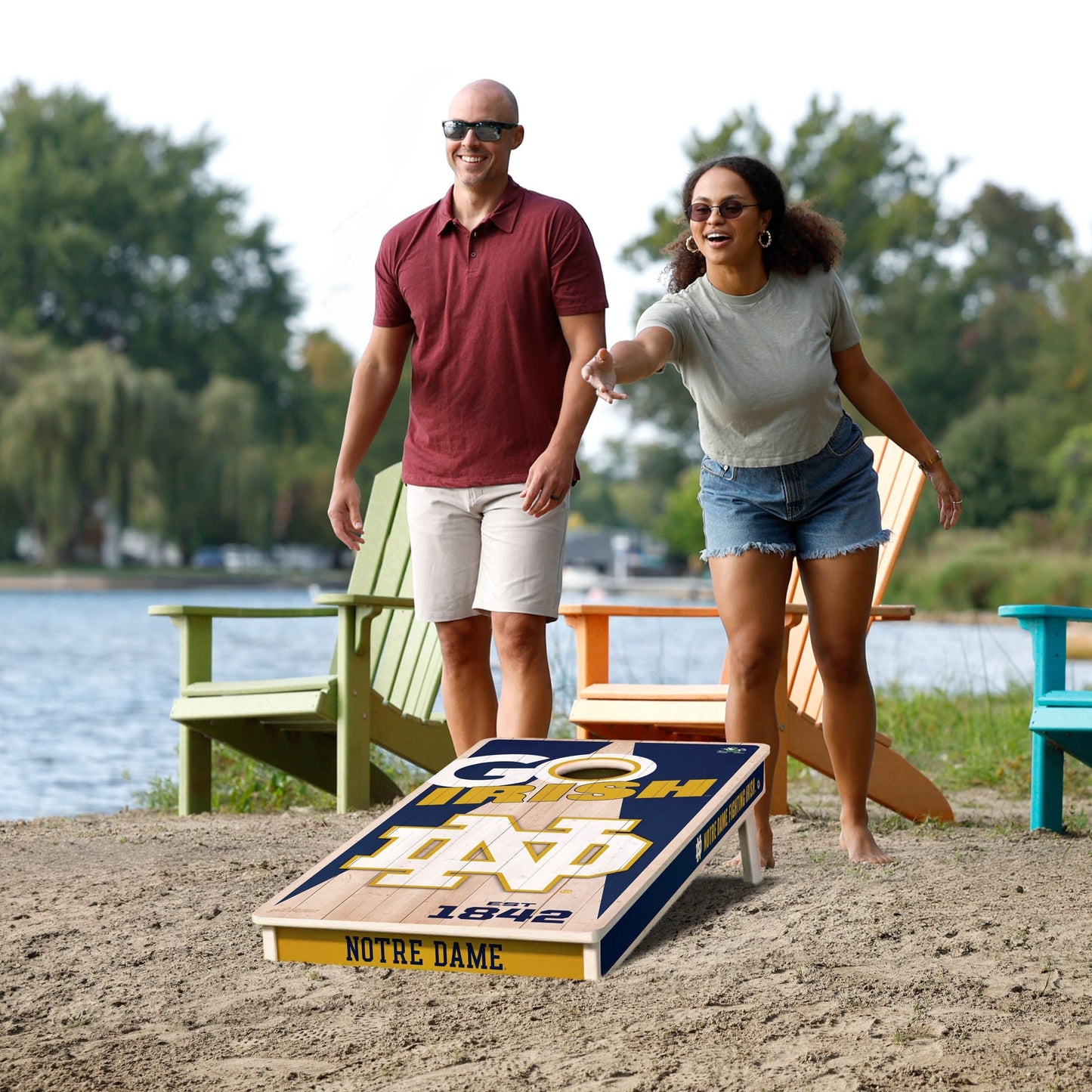 Notre Dame Fighting Irish 2x4 Pro Cornhole Boards