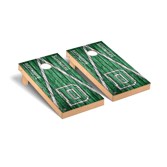 Dartmouth Big Green Cornhole Board Set - Triangle Weathered Version