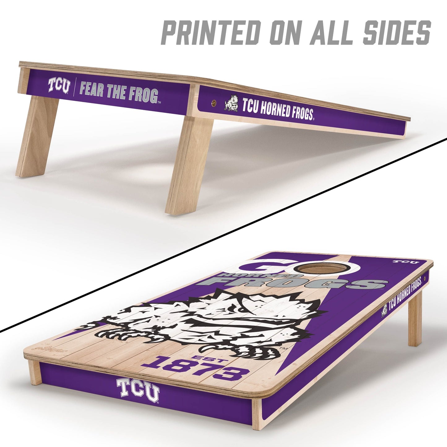 TCU Horned Frogs 2x4 Pro Cornhole Boards