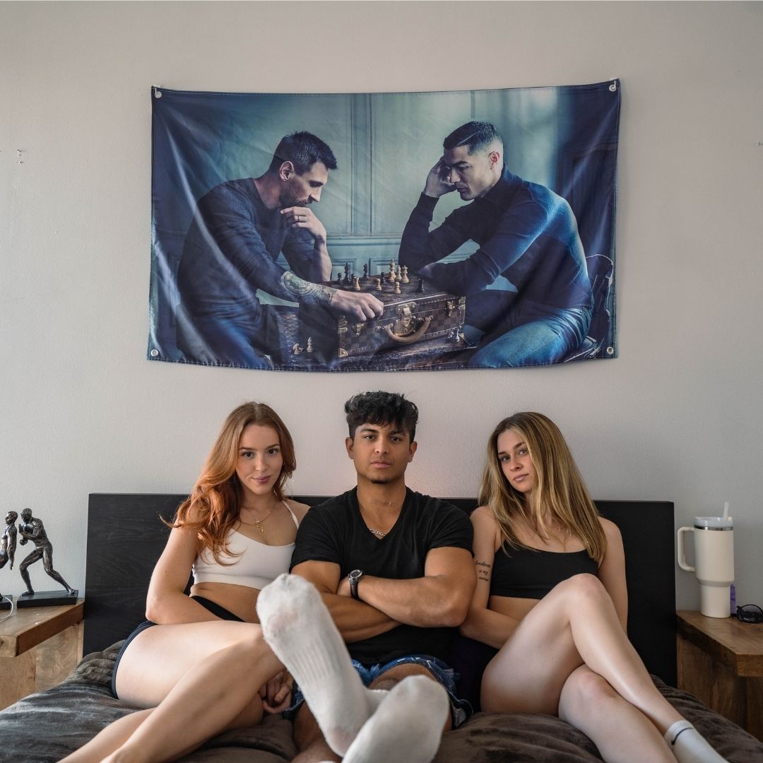 Messi & Ronaldo Flag