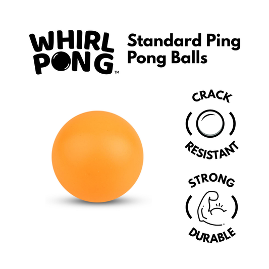 Whirl Pong Orange Ping Pong Balls