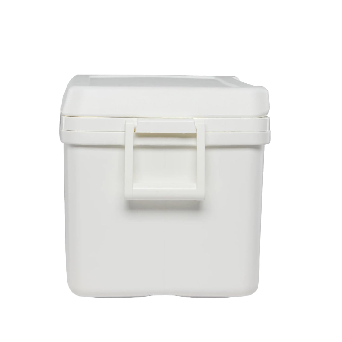 Plain Hard-Sided Ice Chest Cooler, 48 Quart, White, 76 Can Capacity