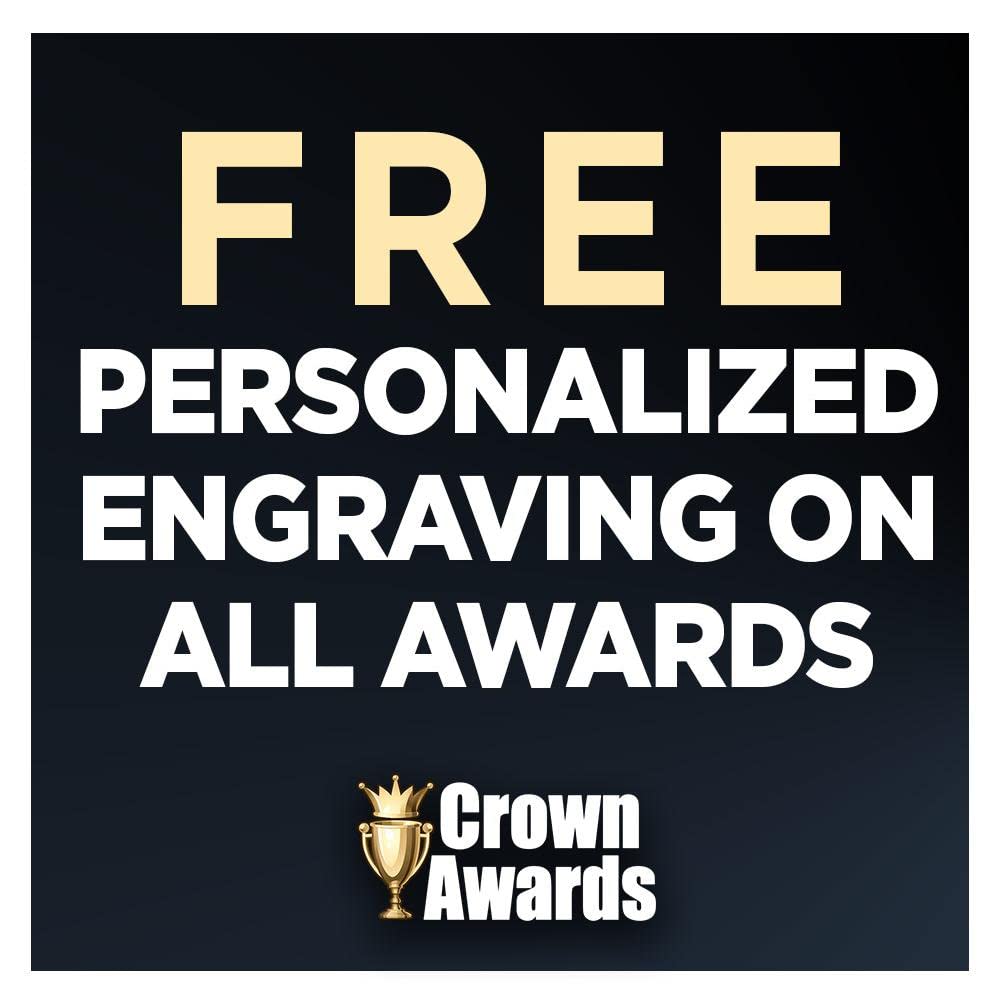 Crown Awards Gold Cup Trophies with Custom Engraving