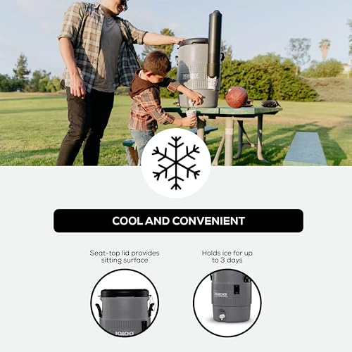 Igloo 5 Gallon Portable Sports Cooler Water Beverage Dispenser