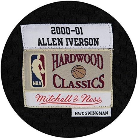 Outerstuff Youth Allen Iverson Philadephia 76ers Black Hardwood Classic