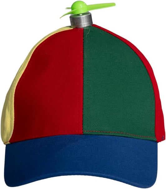 Rainbow Propeller Nerd Adjustable Hat