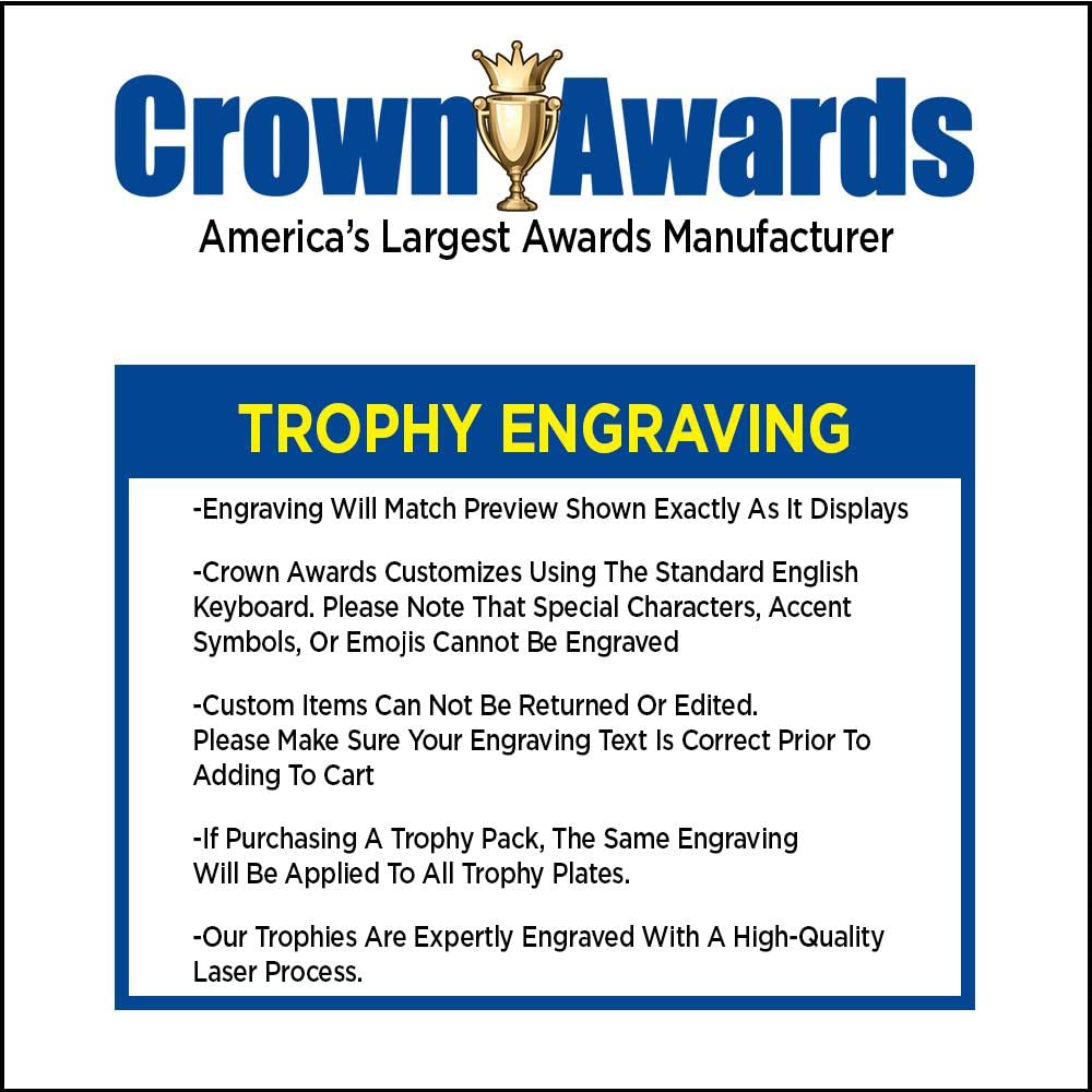 Crown Awards Gold Cup Trophies with Custom Engraving