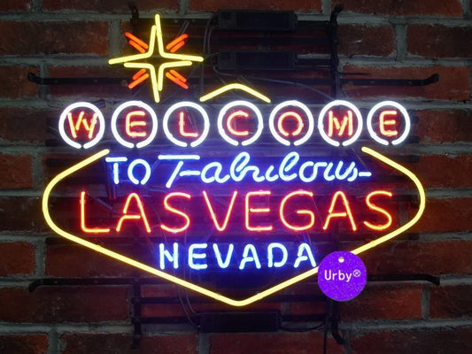 Prouten Neon Signs 24"x20" Larger Welcome to Las Vegas