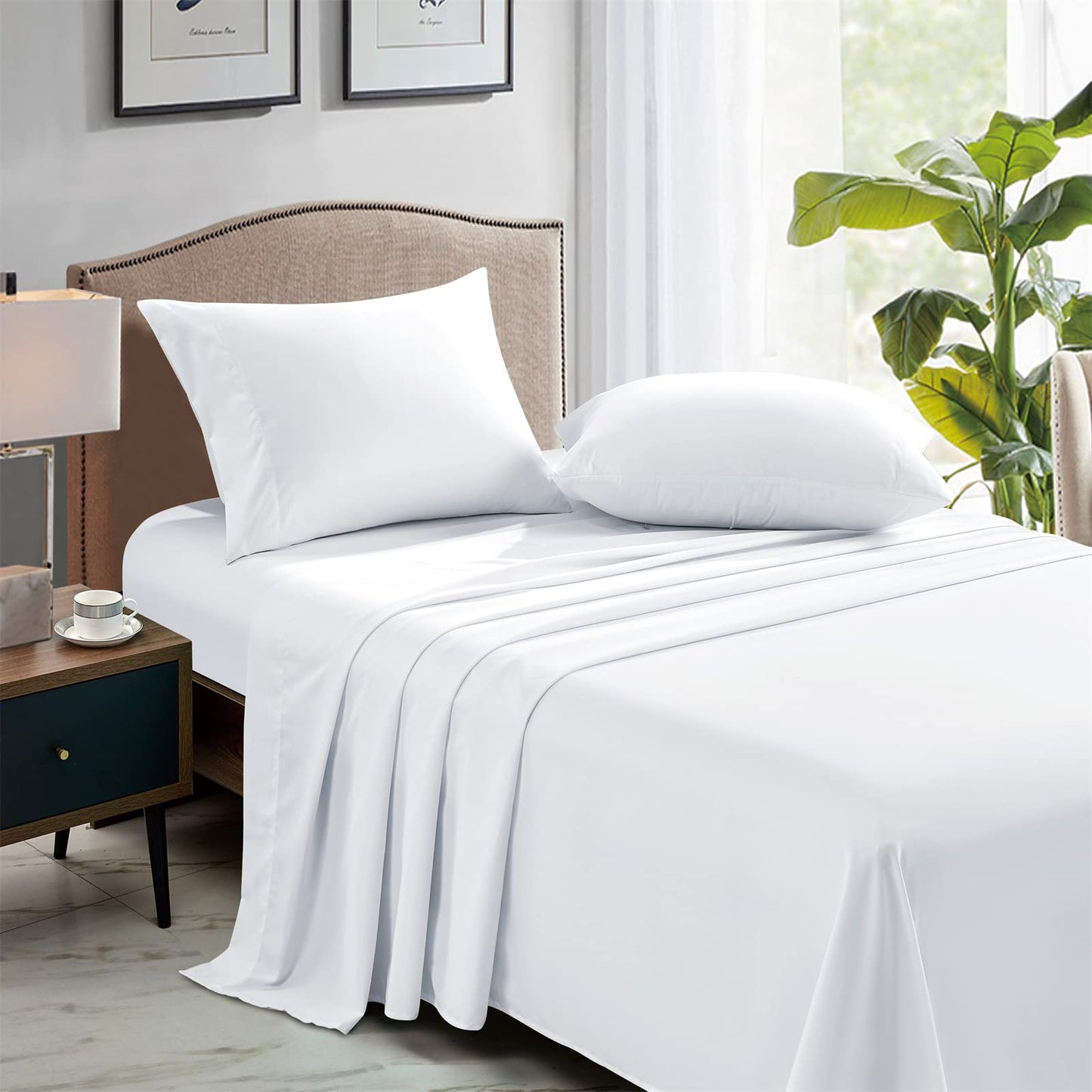 FreshCulture Twin Flat Sheets Only, Pack of 6, Soft