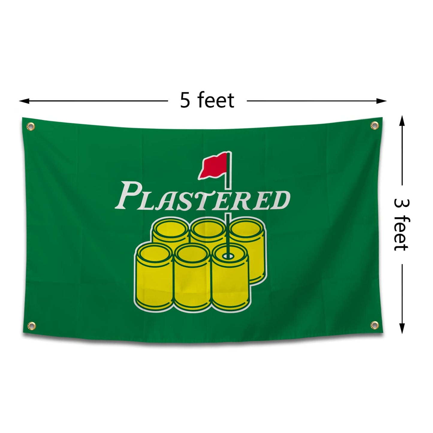 Plastered Flag 3x5 Feet