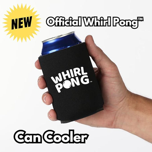 Whirl Pong Black Koozies