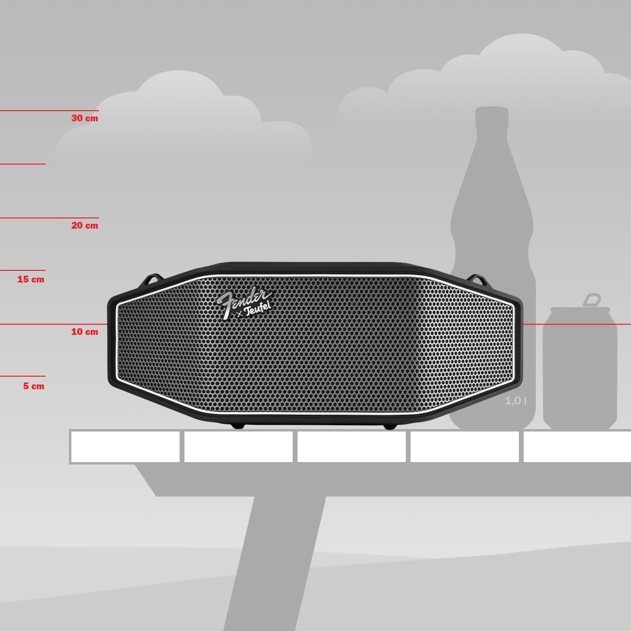 Fender x Teufel ROCKSTER CROSS Portable Wireless Bluetooth Speaker