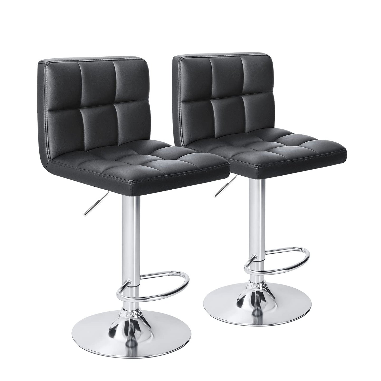 Homall Modern PU Leather Adjustable Swivel Barstools