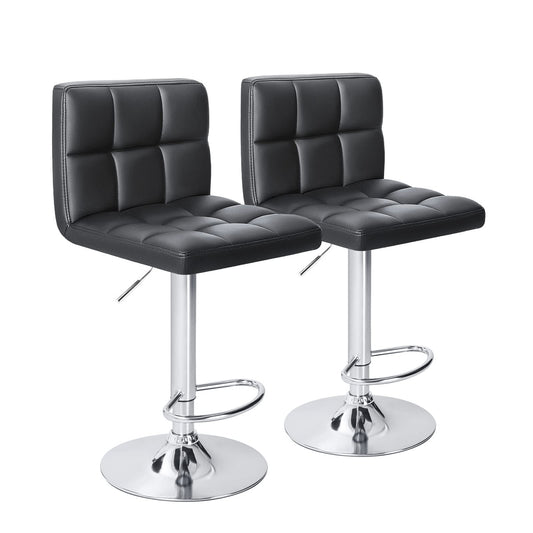 Homall Modern PU Leather Adjustable Swivel Barstools