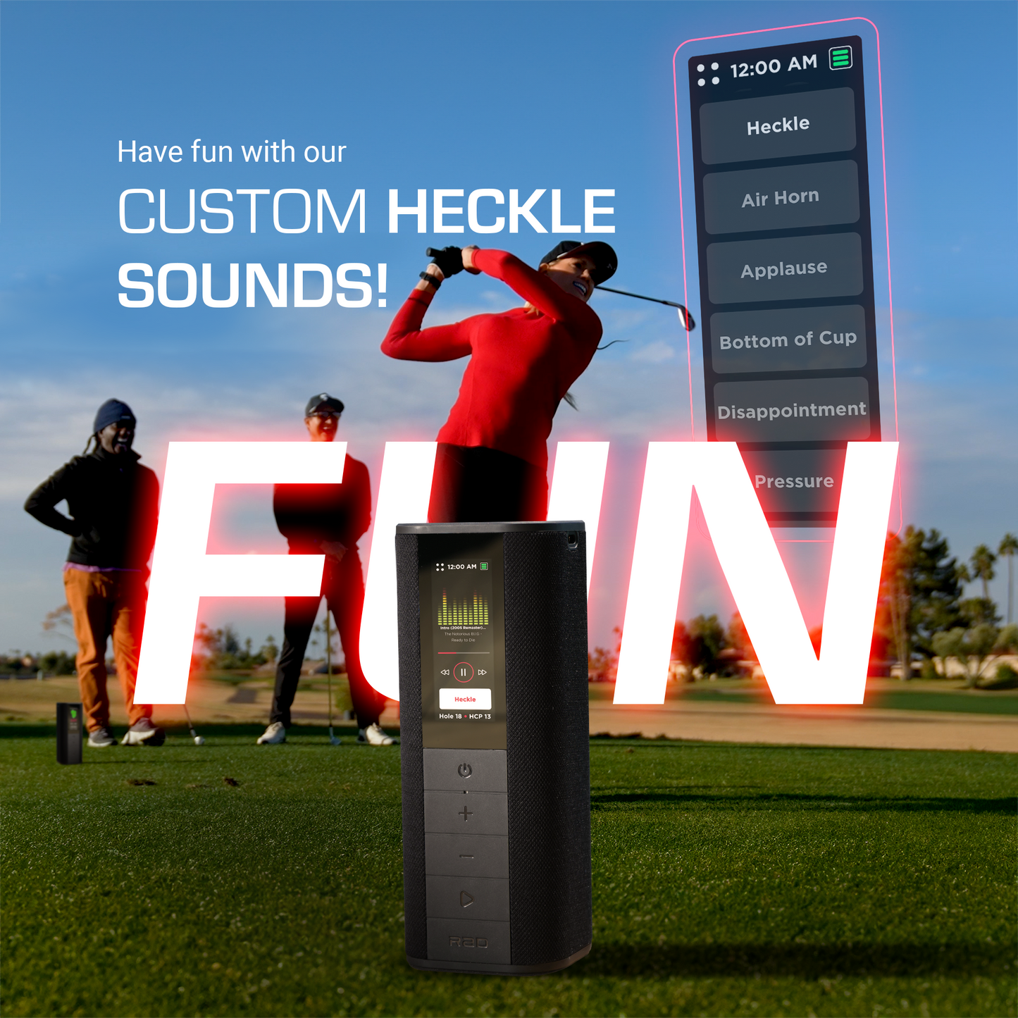 SOUND PRO GPS Golf Speaker