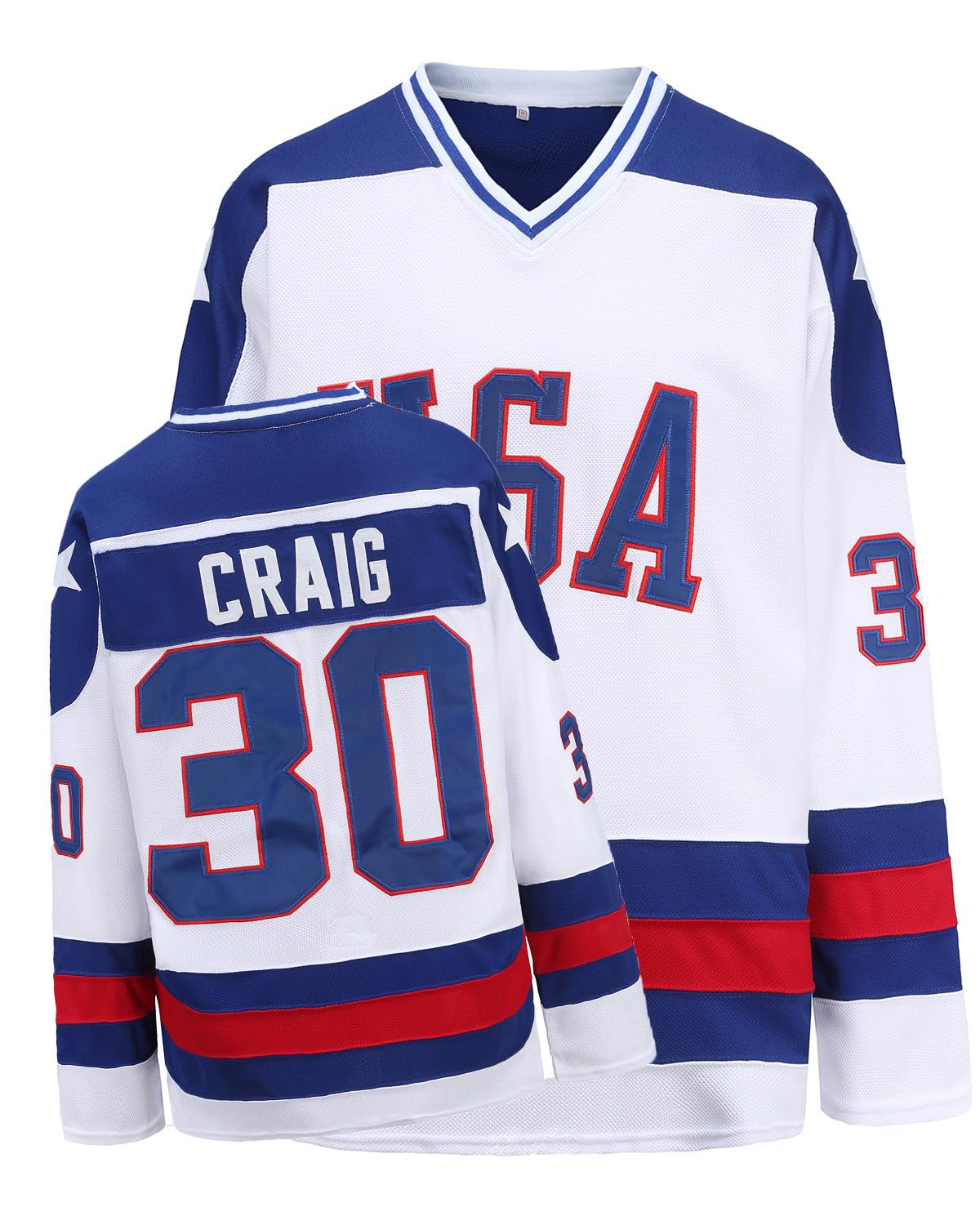 Hockey Jersey of USA 1980 Olympic Team Jerseys