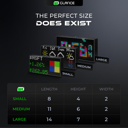 Glance LED Ticker