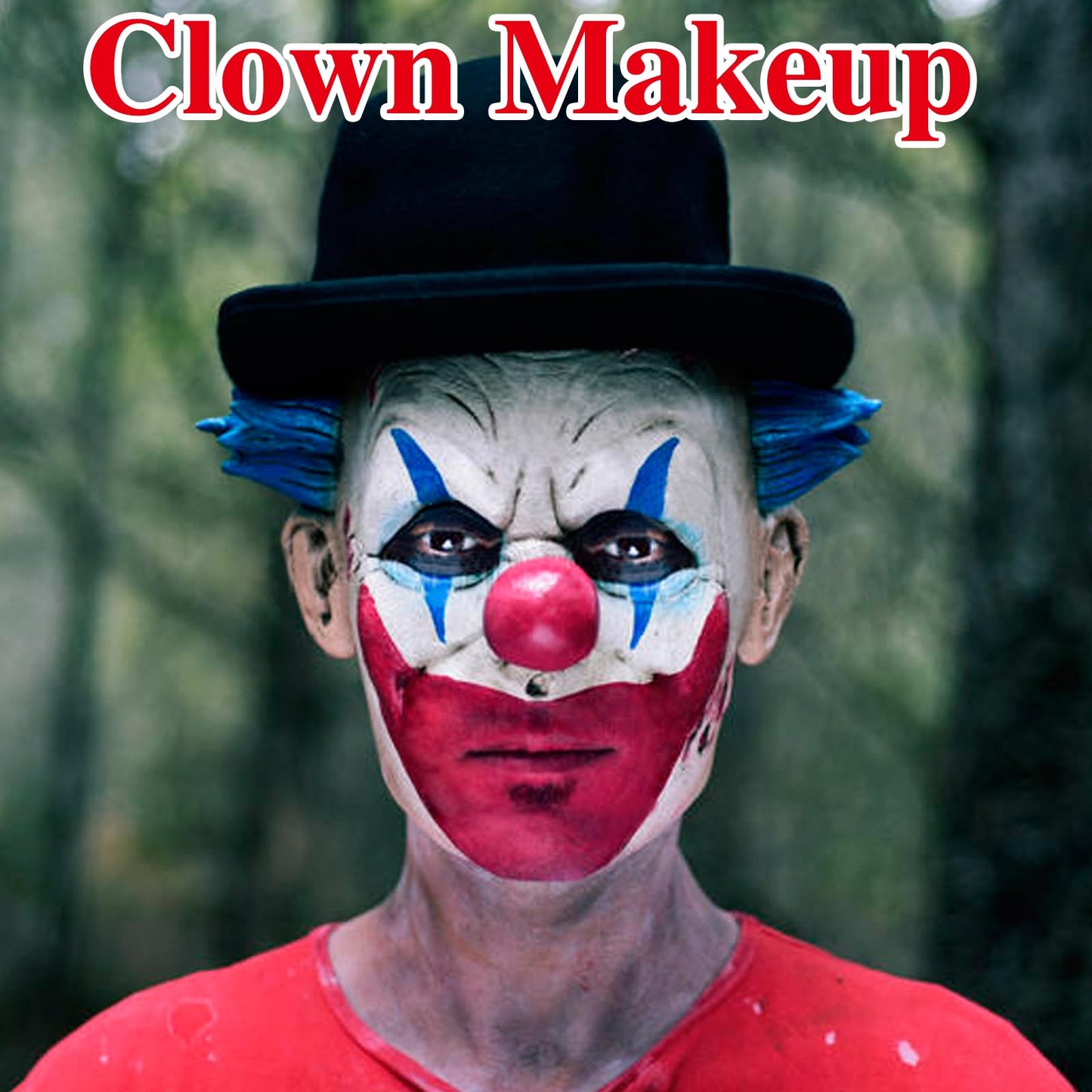 Red White Blue Face Body Paint with Setting