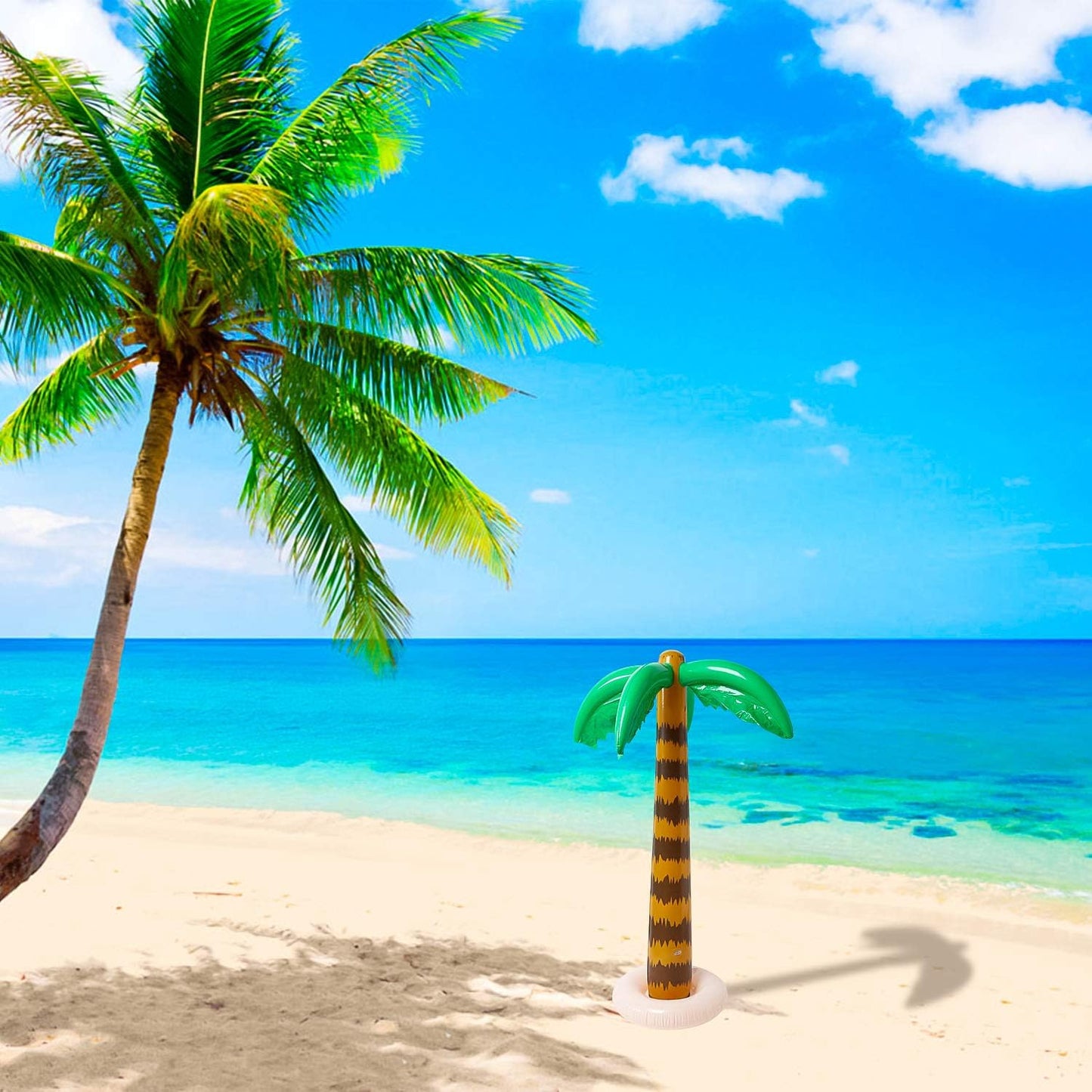 10 Pcs Inflatable Palm Tree Flamingo Banana