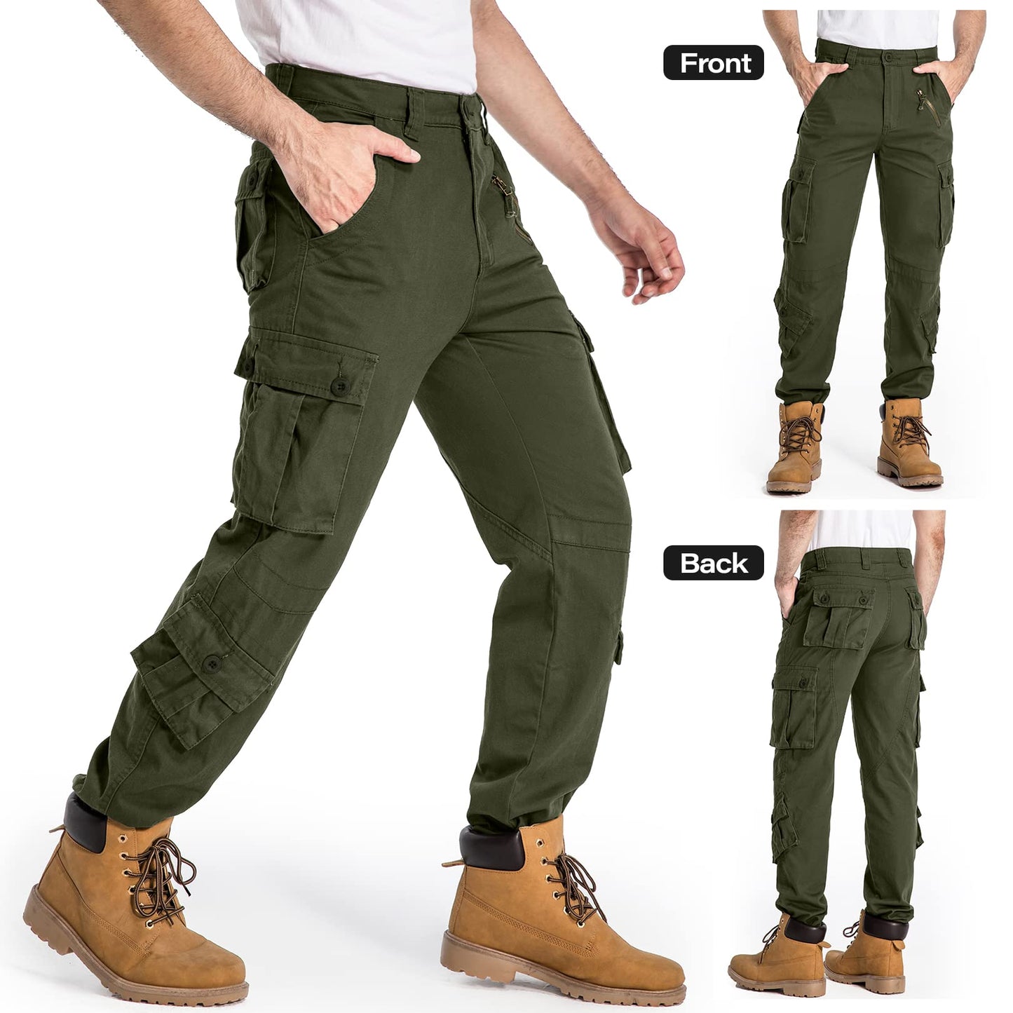 Men's BDU Casual Military Pants, Tactical Wild Army Combat