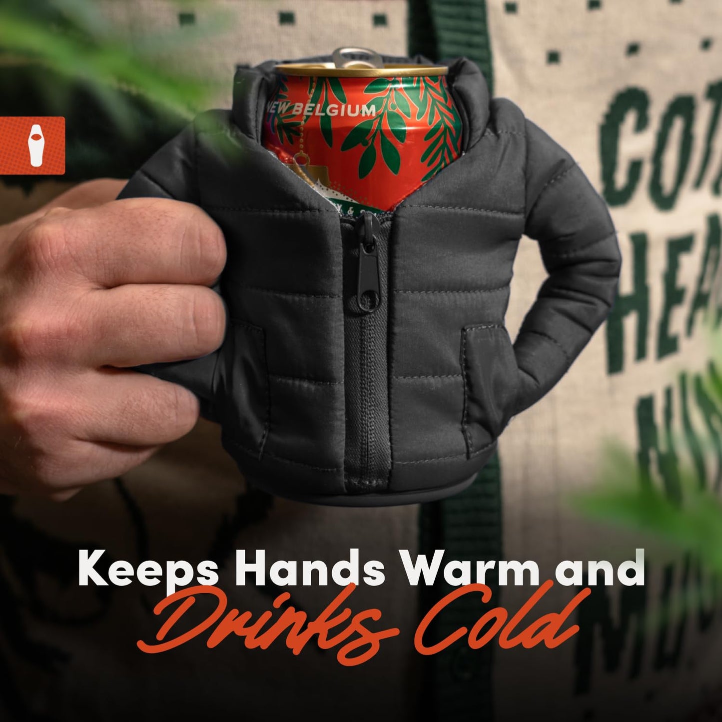 Puffin - The Puffy Jacket - Insulated 12 oz Can Cooler