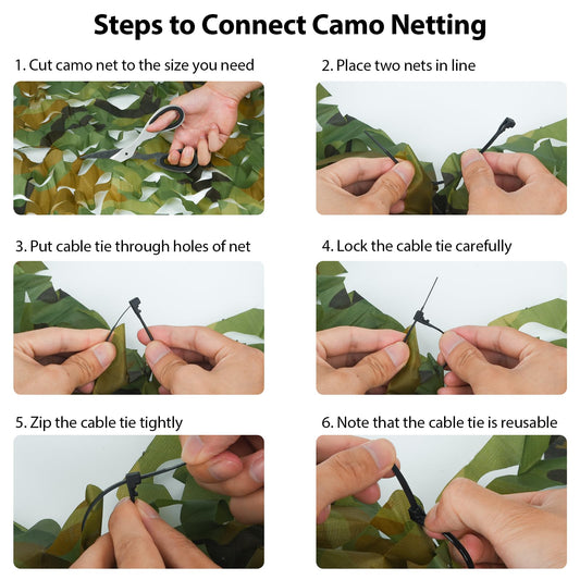 Yeacool Camo Netting Camouflage Netting Camo Blind Army Net