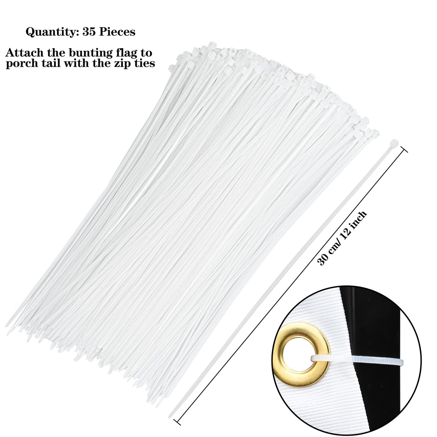 American Flag Bunting Patriotic Pleated Fan Flag USA Flags