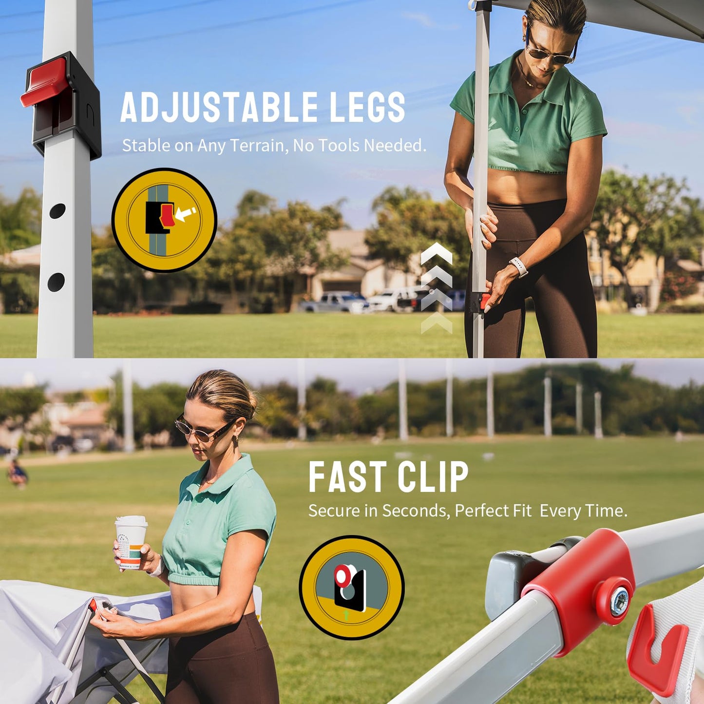 CROWN SHADES 10x10 Pop Up Canopy